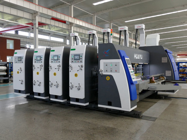 HUAYU-B Series fully computerized high speed printing slotting die cutting machine 3
