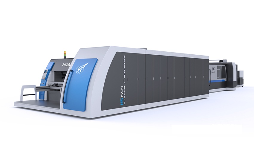 Intelligent High-speed Corrugated Cardboard Production Line (Model HYM-S300-25W-5) - HUYAU