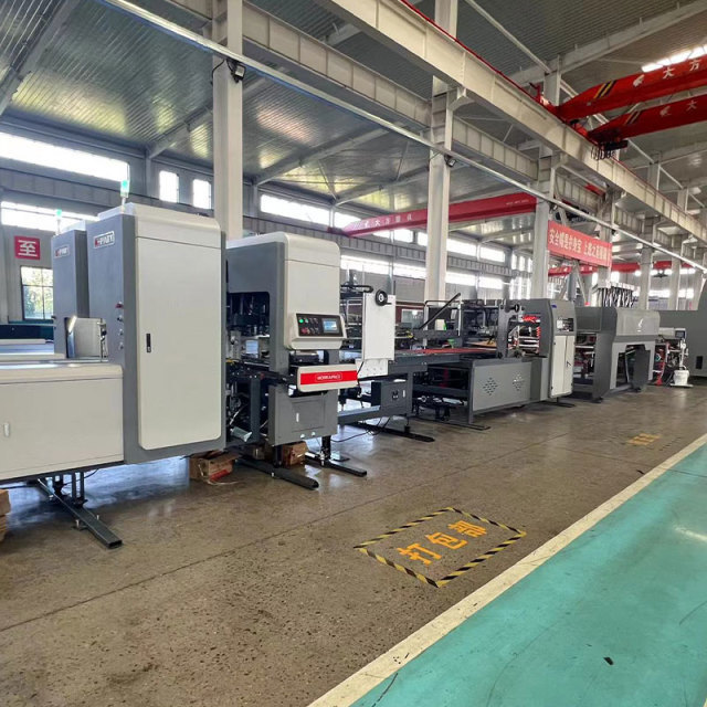HS-T Series fully computerized high speed printing gluing with auto bundle (for small boxes) 2