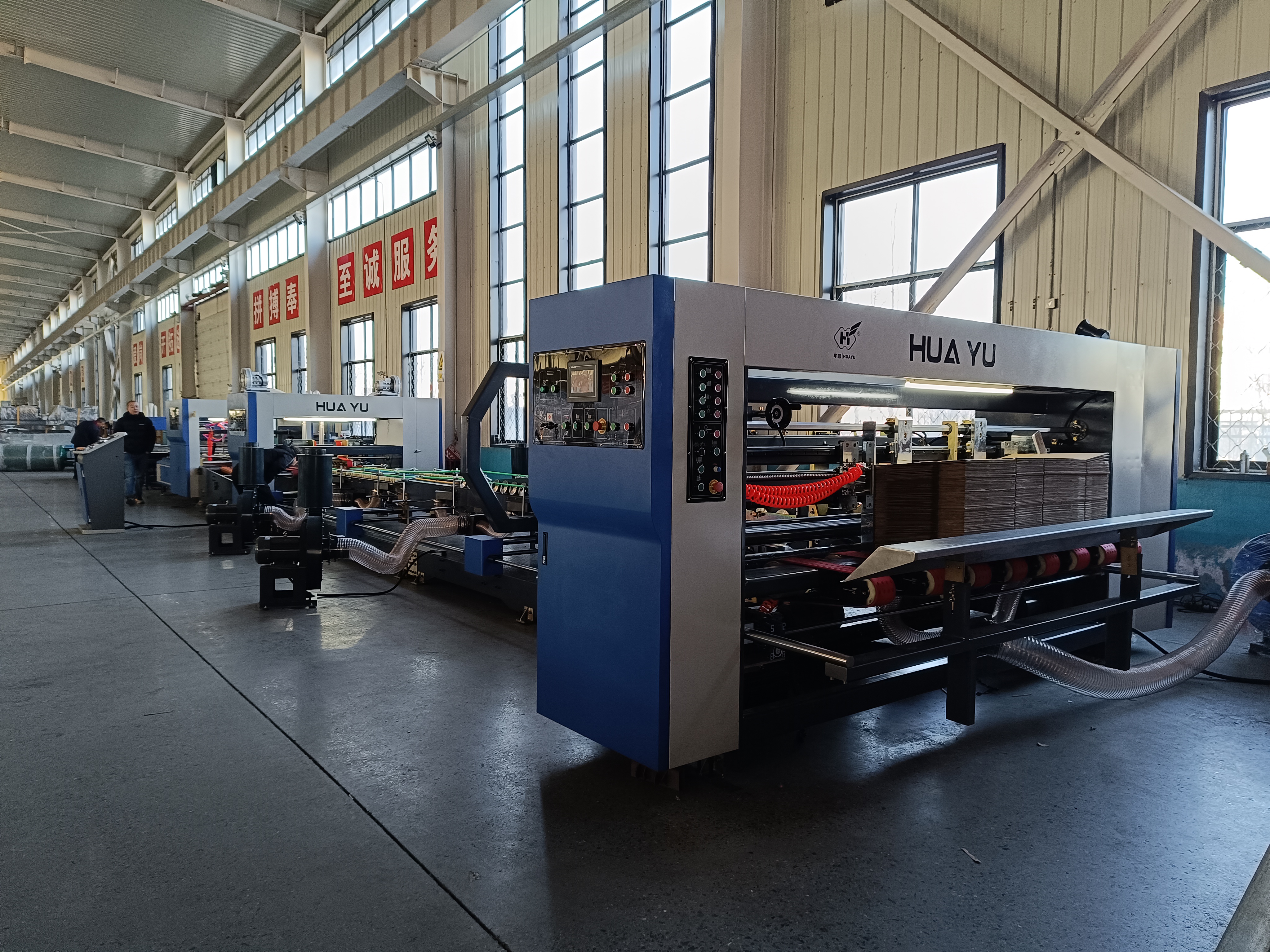 YF-Z Series automatic folder gluer with auto bundle machine 1
