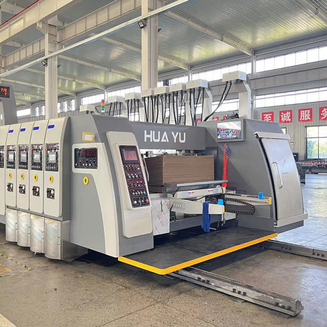 HS-T Series fully computerized high speed printing gluing with auto bundle (for small boxes)