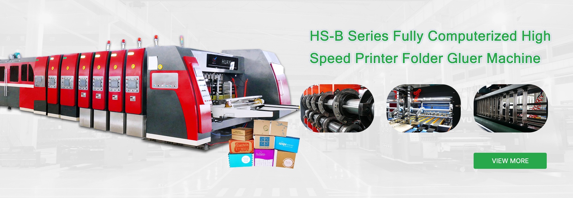 HS-B Series Fully Computerized High Speed Printer Folder Gluer Machine