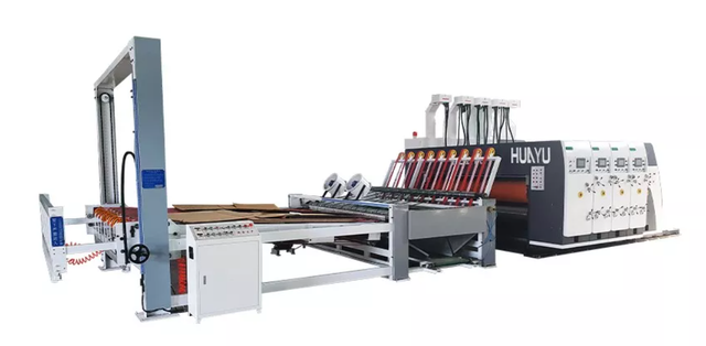 HUAYU Automatic High-speed Printing Slotter Die-cutter with Vibrator Stacker