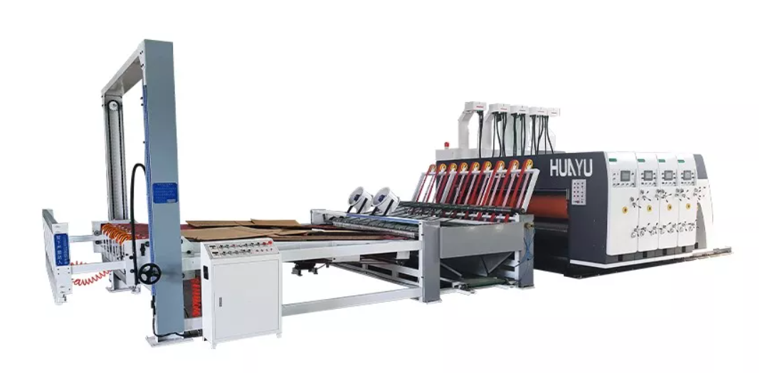 HUAYU Automatic High-speed Printing Slotter Die-cutter with Vibrator Stacker