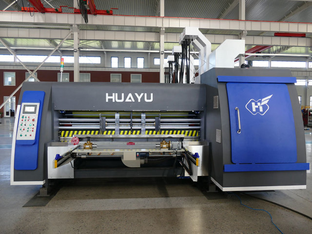 HUAYU-B Series fully computerized high speed printing slotting die cutting machine 1