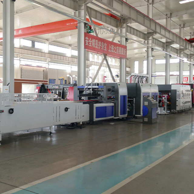 HS-C Series automatic high speed printing gluing with auto bundle machine 2