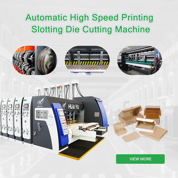 Automatic High Speed Printing Slotting Die Cutting Machine