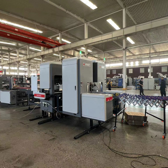 HS-T Series fully computerized high speed printing gluing with auto bundle (for small boxes) 3