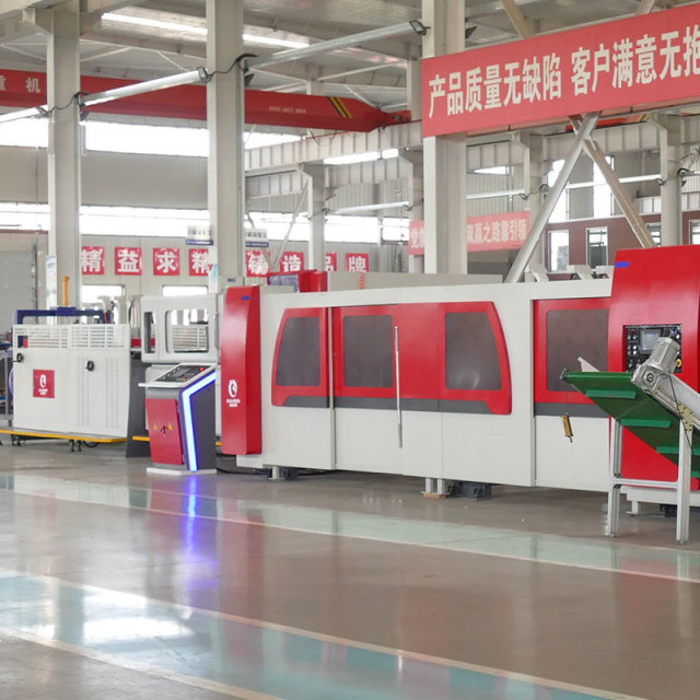 HX Series fully vacuum transfer fully computerized down printing top folding gluing with auto bundle machine 4