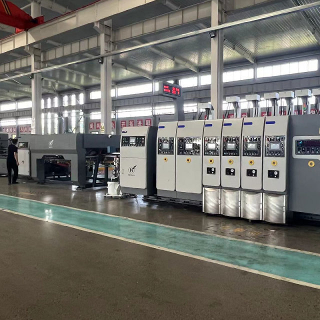 HS-T Series fully computerized high speed printing gluing with auto bundle (for small boxes) 1