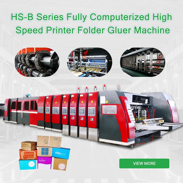 HS-B Series Fully Computerized High Speed Printer Folder Gluer Machine