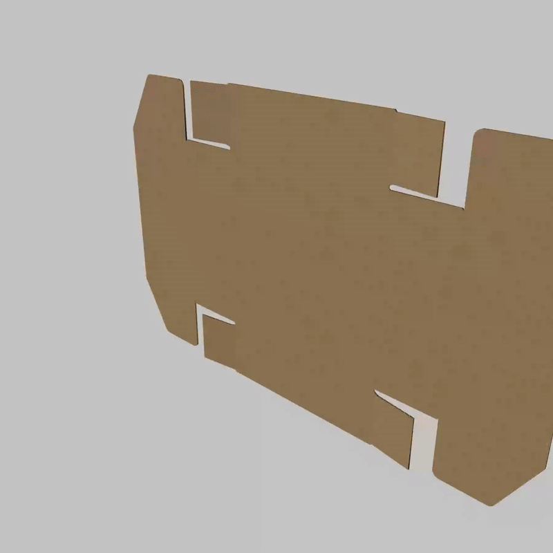 double-flap flip-top box