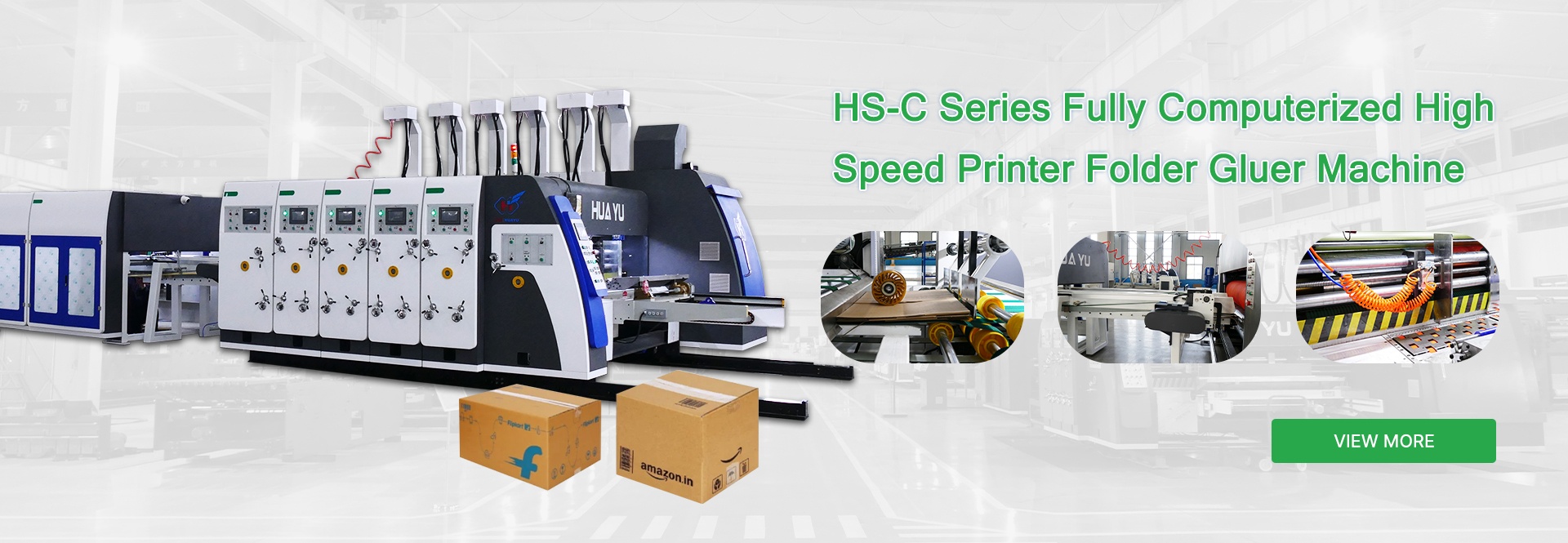 HS-C Series Fully Computerized High Speed Printer Folder Gluer Machine